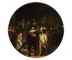 WallArt Tapeta v tvare kruhu Nočná hliadka, 142,5 cm thumbnail 2