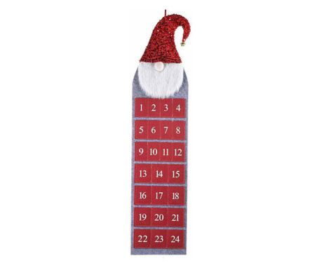 Adventski kalendar Djed Mraz 24,5x104 cm