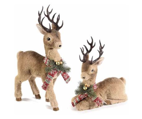 Set od 2 Reni figurice 28x12x51 cm, 29x12x35 cm