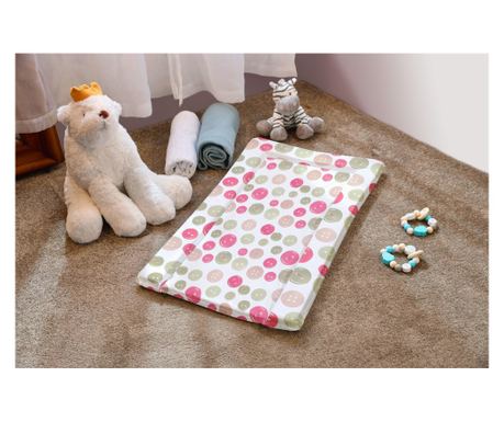 Saltea infasat M, 38x70 cm, Pink Button