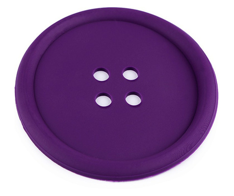 Suport din silicon pentru pahar / cana 9 cm, Violet