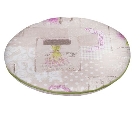 Perna scaun matlasata, Alcam, Lavanda Ø36 cm