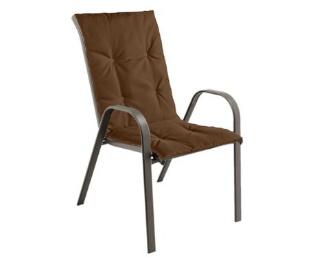 Perna scaun cu spatar Alcam, Midsummer, 105x48x3 cm, material impermeabil, Maro