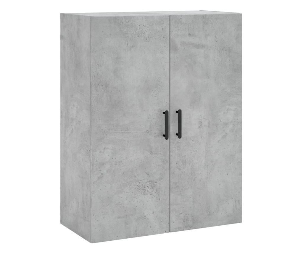 Zidni ormarić, 2 kom, boja betona, 69,5x34x90 cm - 5