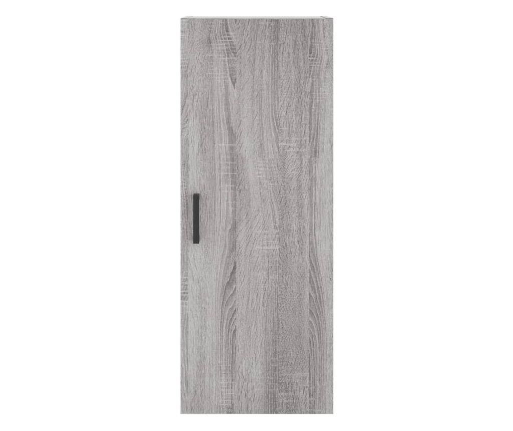 Visoki ormar, sonoma siva, 34,5x34x180 cm, konstruirano drvo - 8