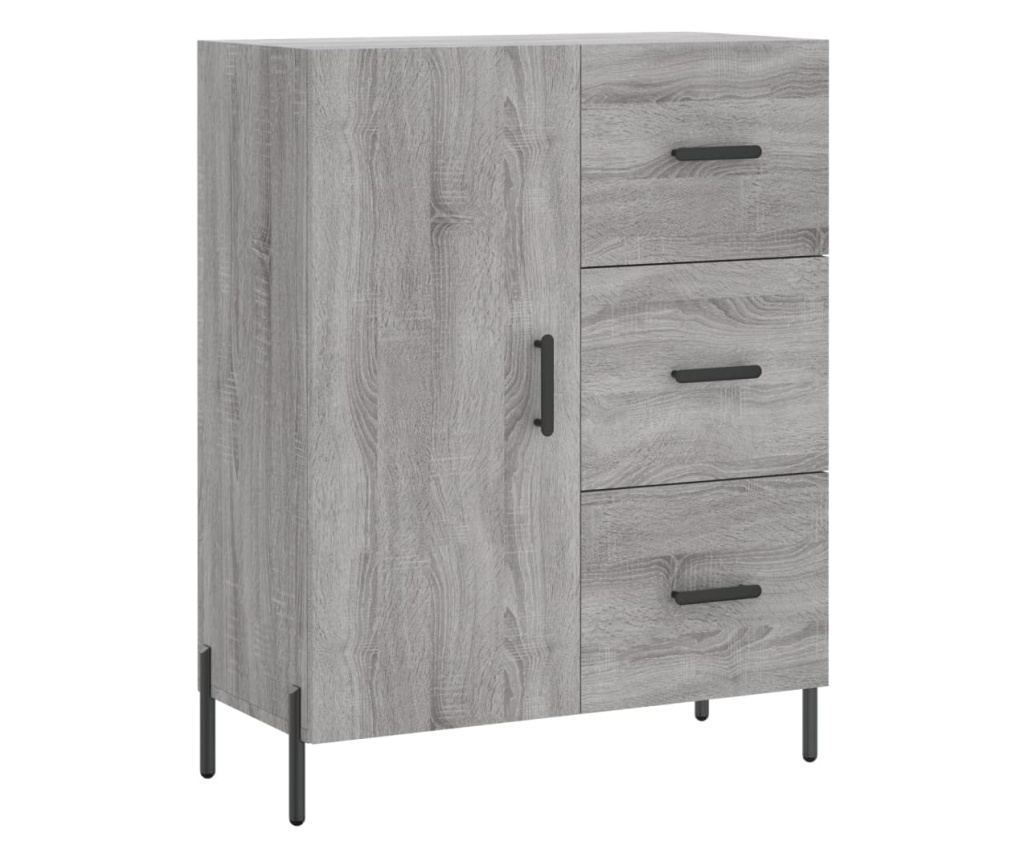 Siva sonoma komoda, 69,5x34x90 cm, kompozitno drvo - 2