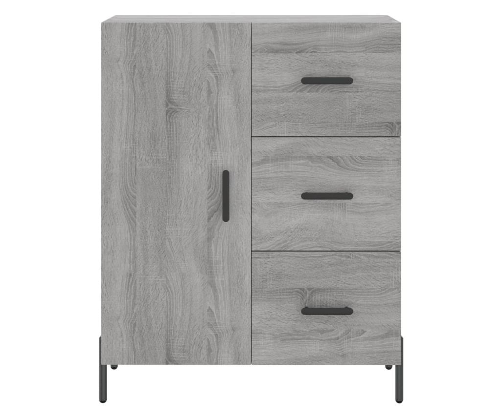 Siva sonoma komoda, 69,5x34x90 cm, kompozitno drvo - 5