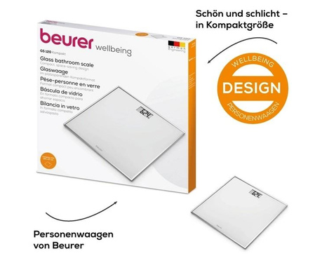 Beurer GS 120 Kompakt üvegmérleg (4211125100414)