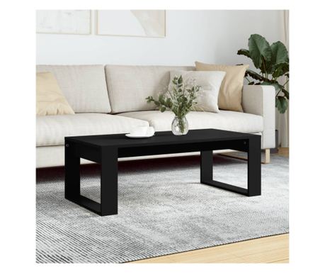 Stolić za kavu, crni, 102x50x35 cm, kompozitno drvo