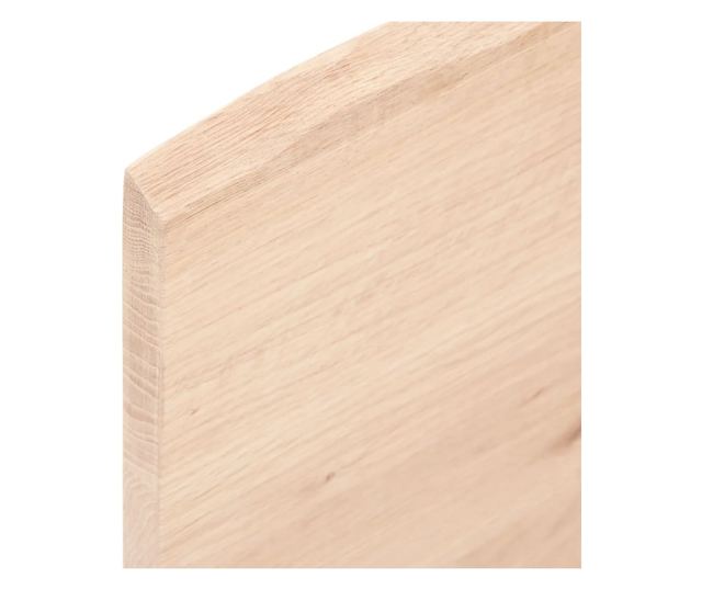 Falra szerelhet polc, 60x40x2 cm, kezeletlen tmr tlgyfa