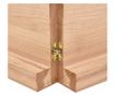 Vilgosbarna fali polc 120x30x6 cm, kezelt tmr tlgyfa