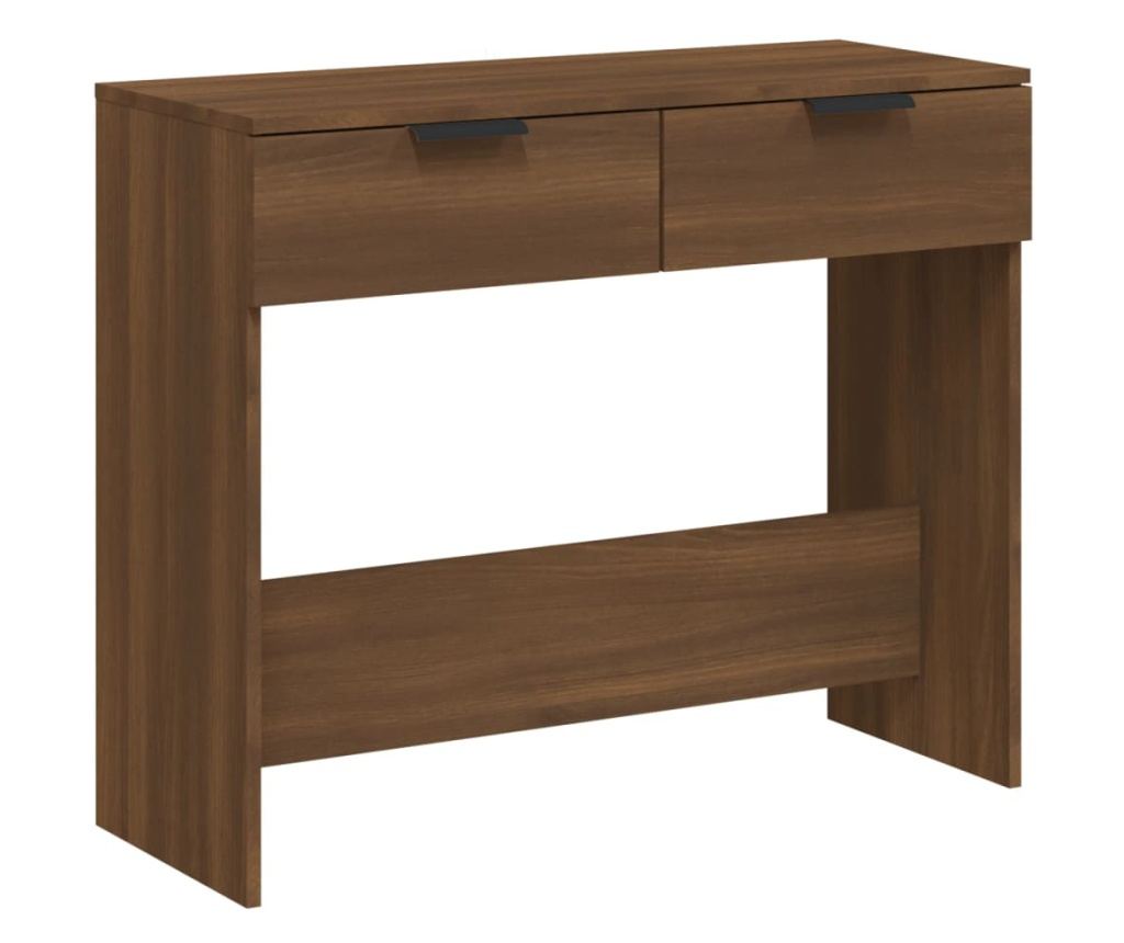 Κονσόλα, Brown Oak, 90x36x75 cm, Επεξεργασμένη Ξυλεία - 2