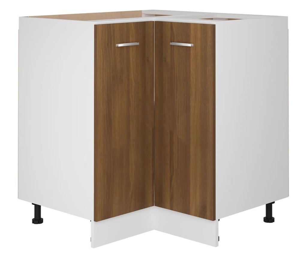Ντουλάπι κουζίνας δρυς καφέ 75,5x75,5x80,5 εκ. σύνθετο ξύλο - 2