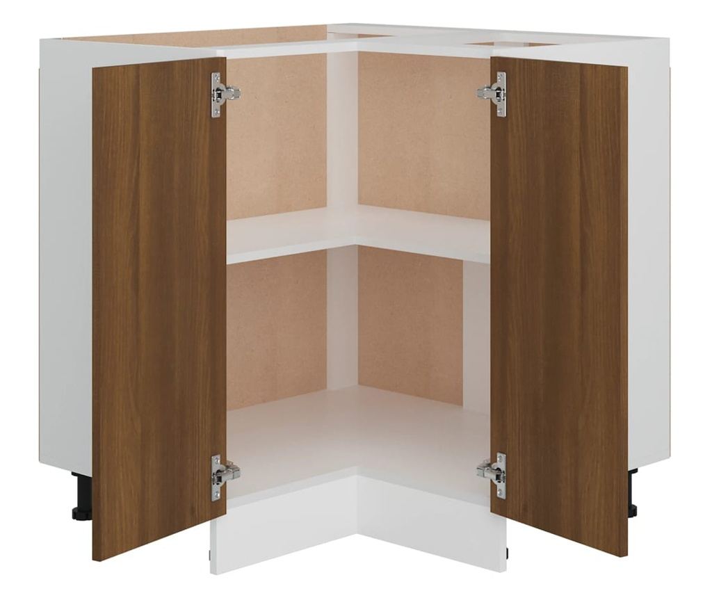Ντουλάπι κουζίνας δρυς καφέ 75,5x75,5x80,5 εκ. σύνθετο ξύλο - 5