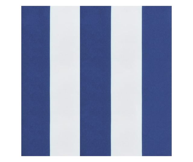 2 db kék/fehér csíkos oxford szövet magas háttámlájú székpárna