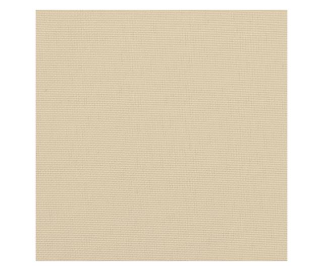 2 db bézs oxford-szövet magas háttámlájú székpárna