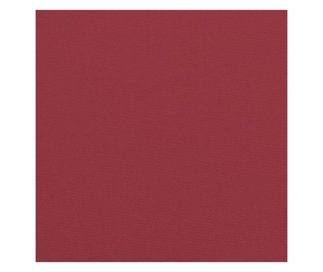 6 db bordó oxford-szövet alacsony háttámlájú székpárna