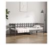 Daybed, Γκρι, 80x200 εκ., Μασίφ Ξύλο Πεύκου thumbnail 1