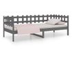 Daybed, Γκρι, 80x200 εκ., Μασίφ Ξύλο Πεύκου thumbnail 2