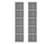Ντουλάπια CD 2 τεμ. Sonoma Γκρι 21x16x93,5 εκ. Επεξεργασμένο Ξύλο thumbnail 4