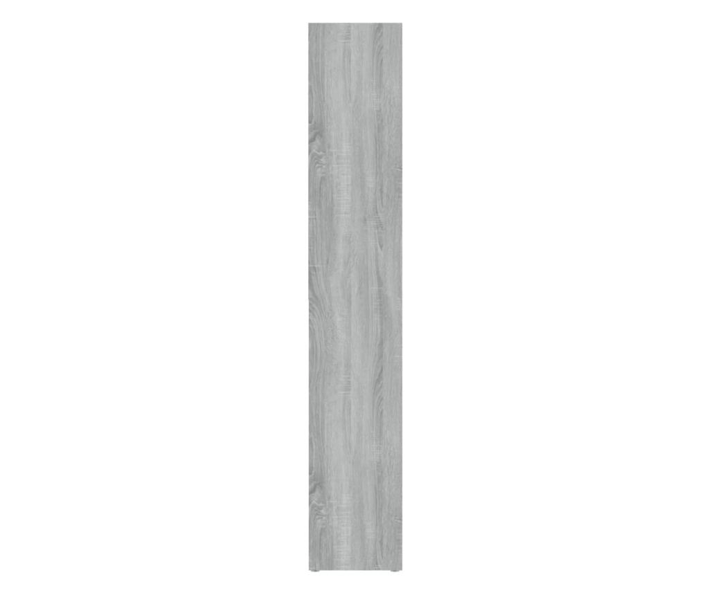 Ντουλάπια CD 2 τεμ. Sonoma Γκρι 21x16x93,5 εκ. Επεξεργασμένο Ξύλο - 5