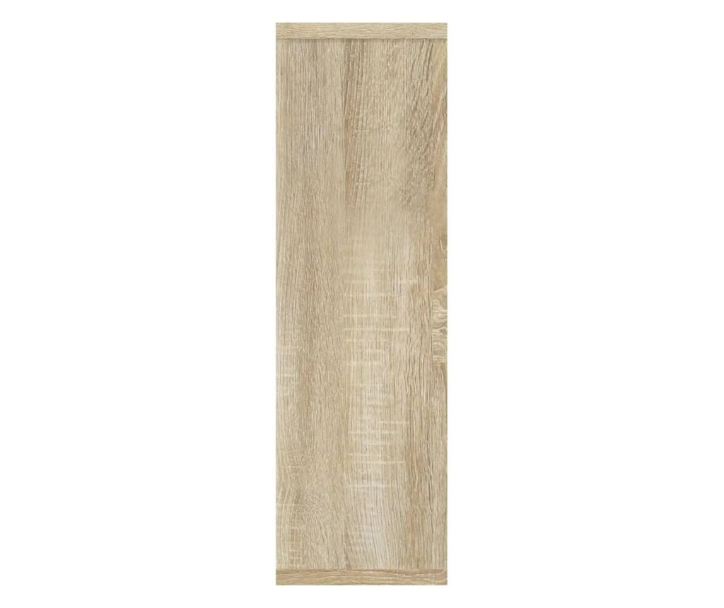 Ράφι Τοίχου, Sonoma Oak, 85x16x52.5 εκ., Επεξεργασμένη Ξυλεία - 6