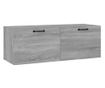 Επιτοίχιο Ντουλάπι, Sonoma Gray, 100x36.5x35 εκ., Επεξεργασμένο Ξύλο thumbnail 2
