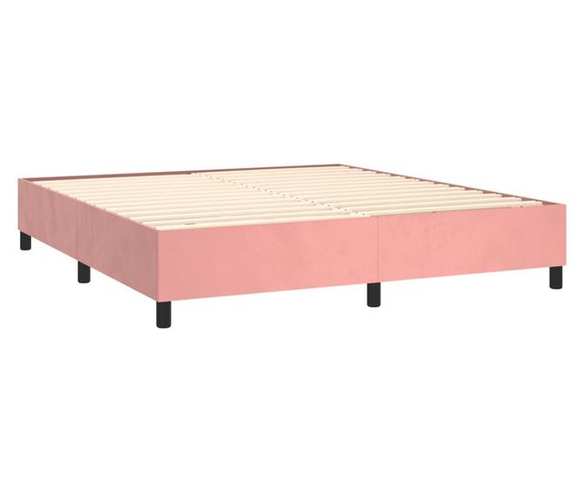 Rugs gykeret matraccal, rzsaszn, 180x200 cm, brsony