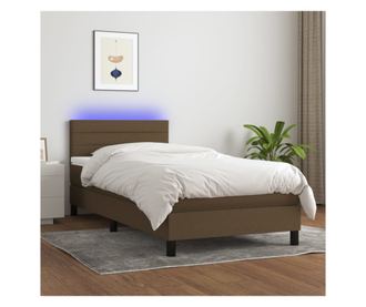Rugs gy, matrac s LED vilgts, sttbarna, 100x200 cm, szvet