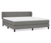 Boxspring krevet Pat, tamnosiva, 180x200 cm, tekstil thumbnail 2