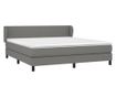 Boxspring krevet Pat, tamnosiva, 180x200 cm, tekstil thumbnail 3