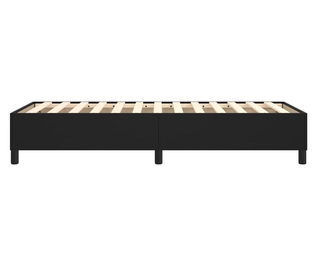 Rám postele s boxspringem černý 80 x 200 cm umělá kůže - 6