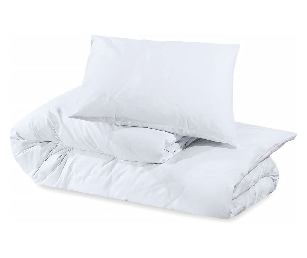 Комплект завивки, бял, 140x200 см, микрофибър - 6