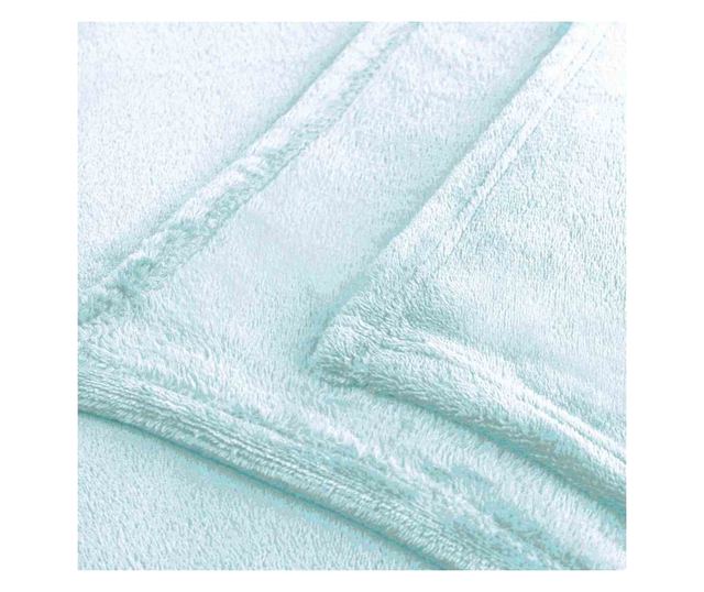 Patura cocolino cu motiv clasic, Micutu, 240 g/m2, 200x220 cm, blue
