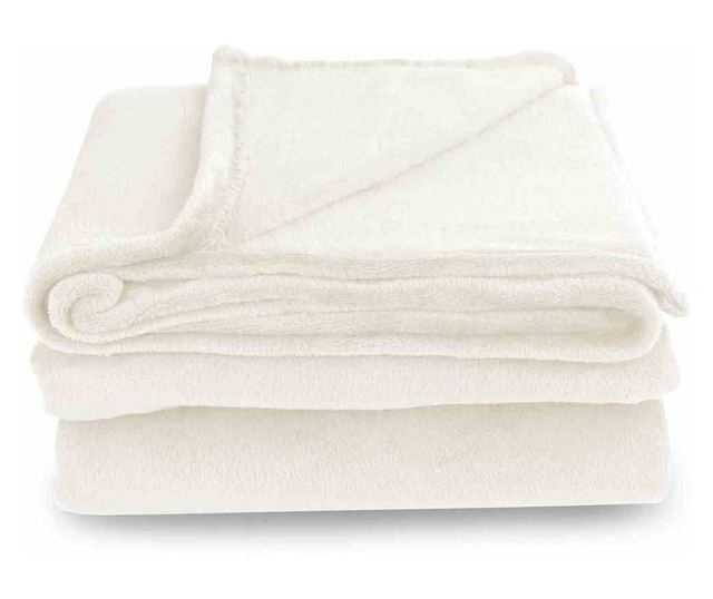 Patura cocolino cu motiv clasic, Micutu, 240 g/m2, 150x200 cm, crem