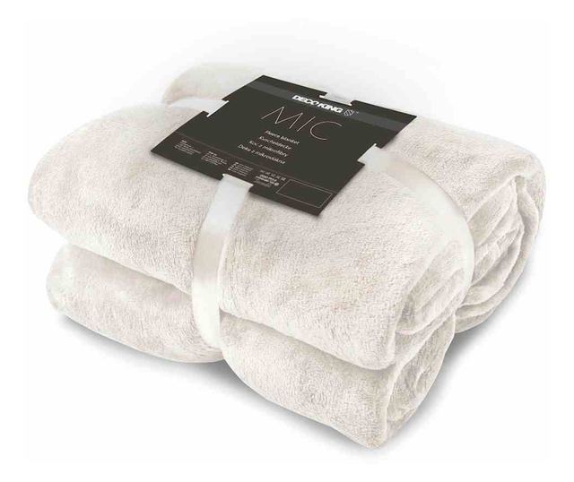Patura cocolino cu motiv clasic, Micutu, 240 g/m2, 150x200 cm, crem