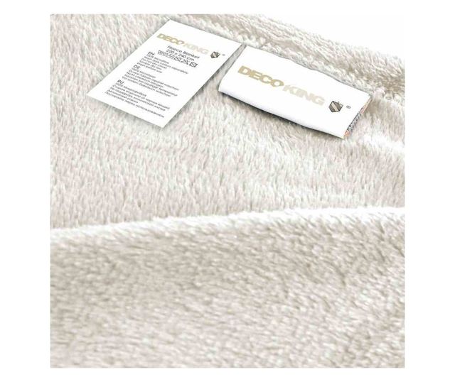 Patura cocolino cu motiv clasic, Micutu, 240 g/m2, 160X210 cm, crem
