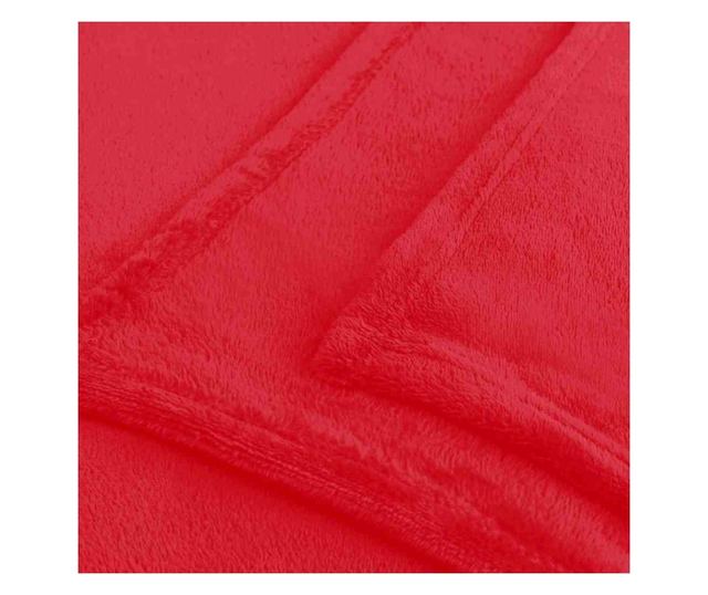 Patura cocolino cu motiv clasic, Micutu, 240 g/m2, 150x200 cm, rosu
