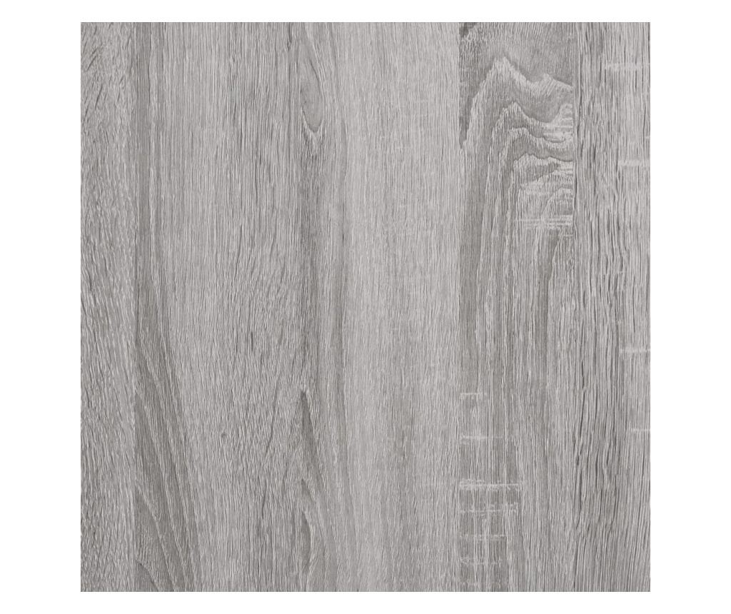 Мебелен комплект за баня, 3 части, Сонома сиво, Инженерна дървесина - 8