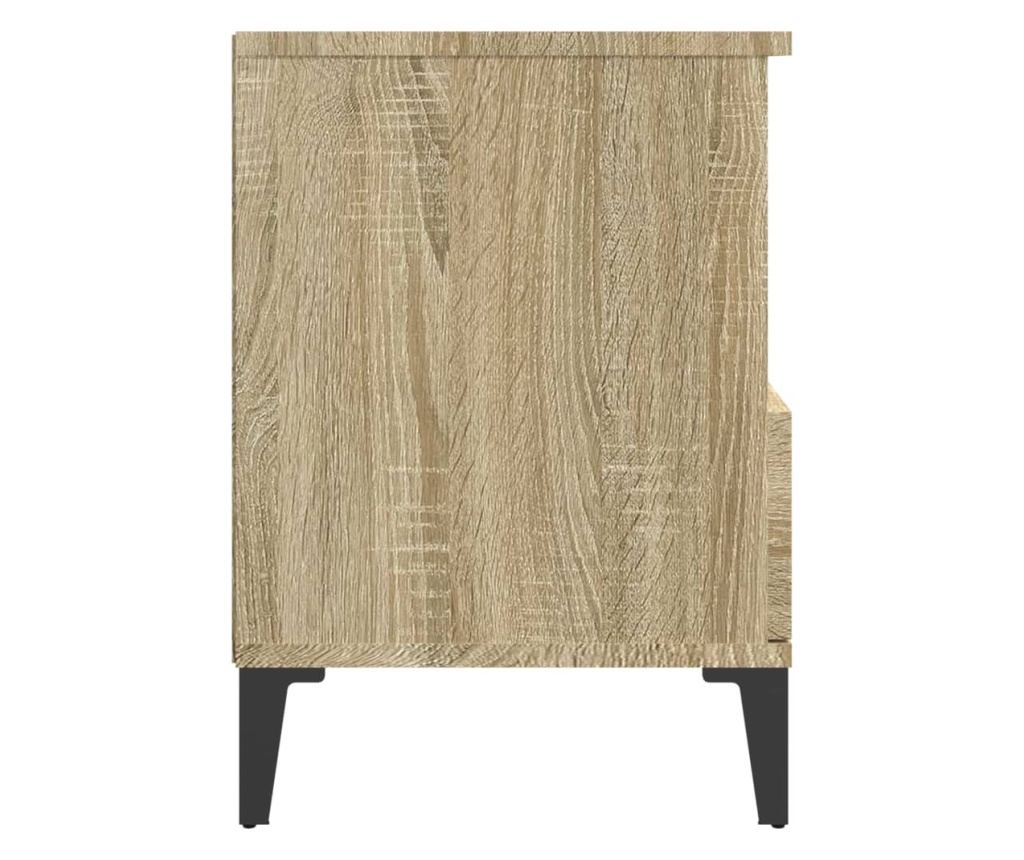 Κομοδίνα Sonoma Oak, 40x35x50 εκ. - 8