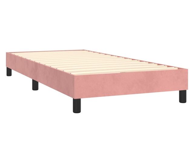 Rugs gykeret matraccal, rzsaszn, 90x200 cm, brsony