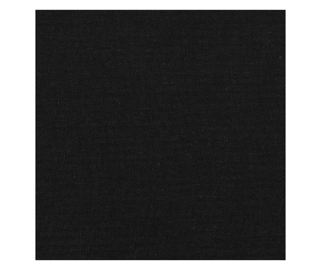 gytbla, 4 db, fekete, 100x5x78/88 cm, textil