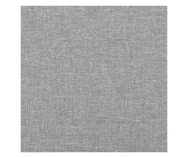 Pad, vilgos szrke, 70x30x30 cm, textil
