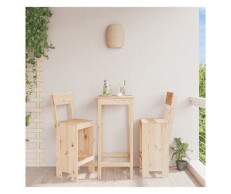 Brszkek, 2 db, 40x48,5x115,5 cm, tmr fenyfa