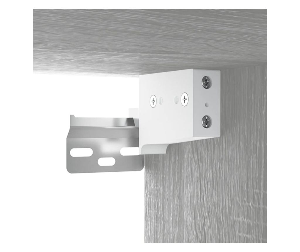 Set omar za TV, 10 kosov, siva sonoma, kompozitno leseno - 5