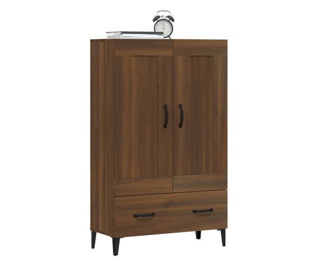 Visoka omara, rjava hrast, 70x31x115 cm, kompozitno leso