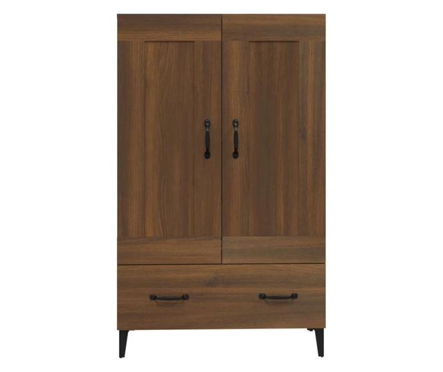 Visoka omara, rjava hrast, 70x31x115 cm, kompozitno leso