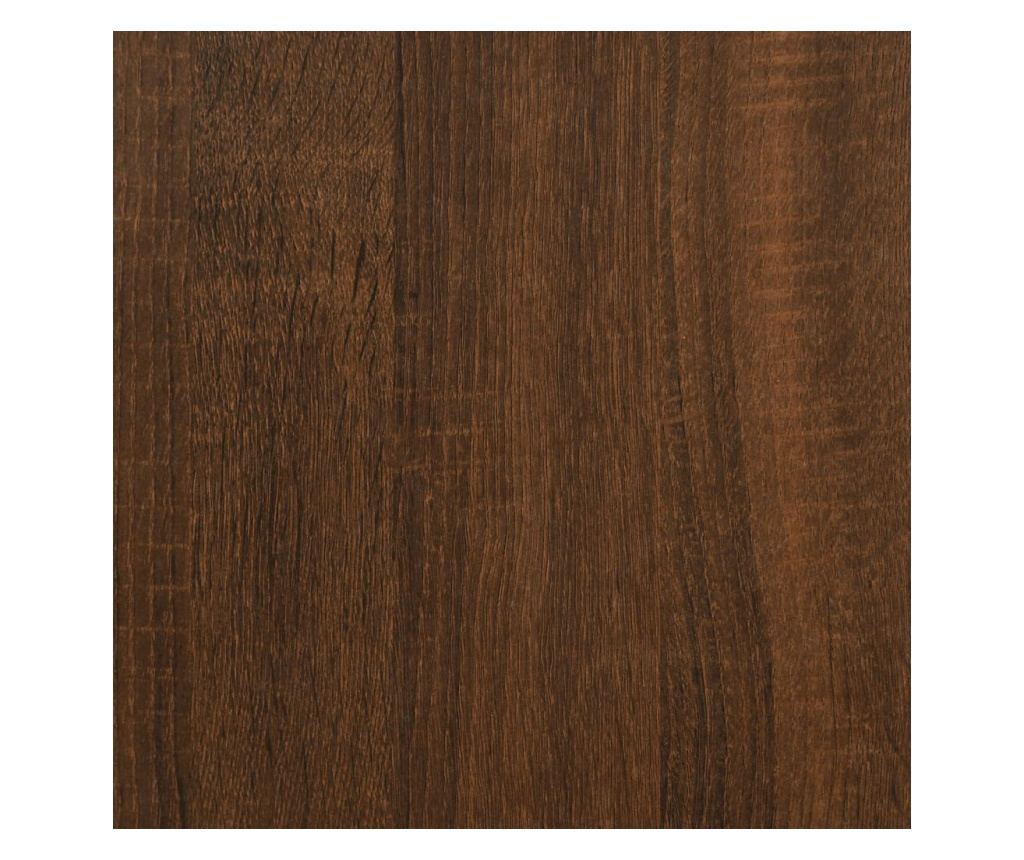 Zidni ormarići, 2 kom, smeđi hrast, 69,5x34x90 cm - 11