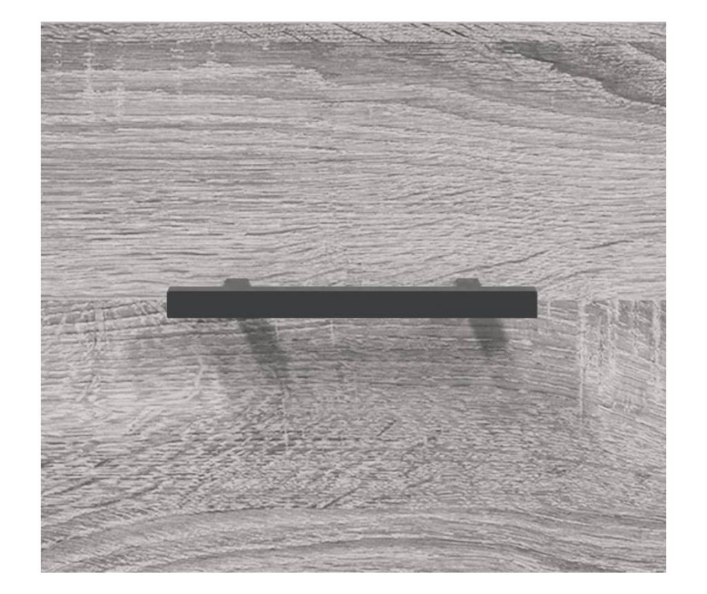 Visoki ormar, sonoma siva, 69,5x34x180 cm, konstruirano drvo - 10