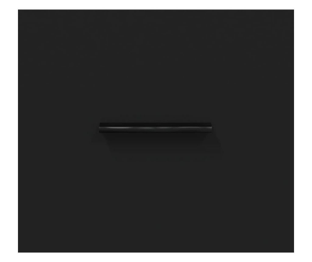 Konzola, crna, 69,5x34x90 cm, kompozitno drvo - 9